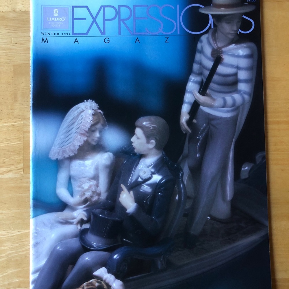 2/$5 or 5/$12 Lladro”Expressions” magazine Vol.9#4